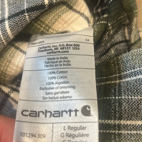 Carhartt Men’s Plaid Shirt - Picture 5 of 5